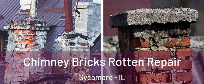 Chimney Bricks Rotten Repair Sycamore - IL