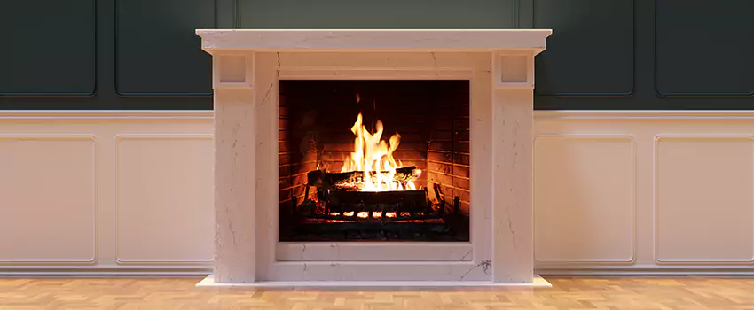 Open Flame Wood-Burning Fireplace Installation Services in Sycamore, Illinois