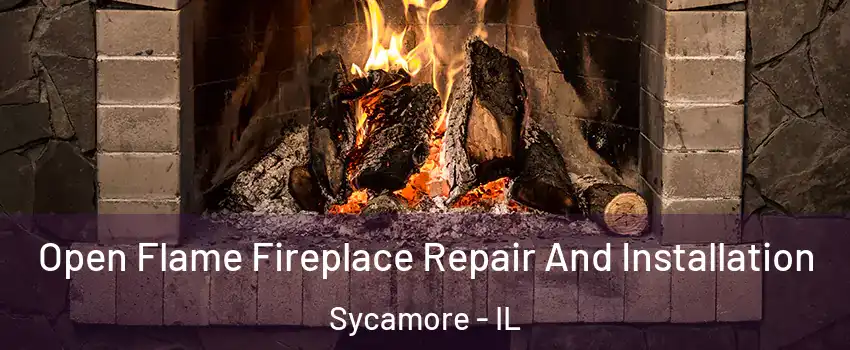  Open Flame Fireplace Repair And Installation Sycamore - IL